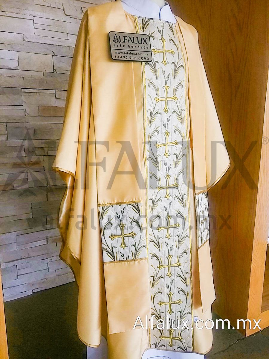 12 JARDIN Bronce Central Dorado Shangtung 111